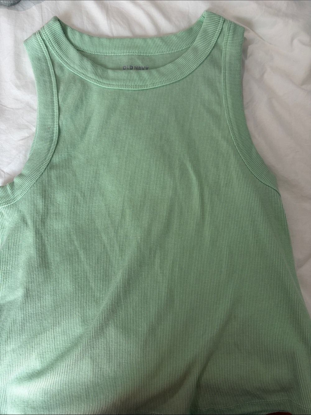 Old Navy Light Mint Ribbed Tank